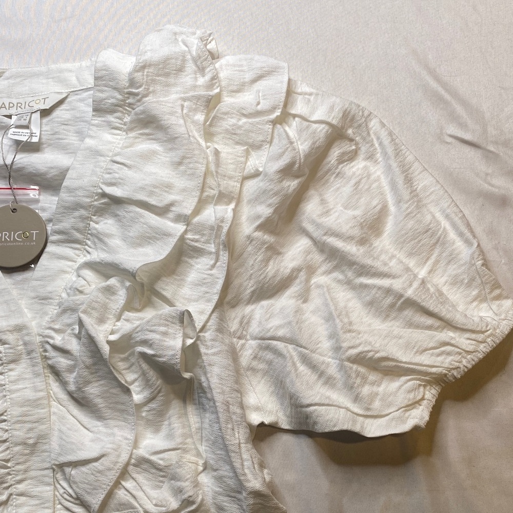 APRICOT‎ Ivory Ruffle Top - Picture 4 of 14